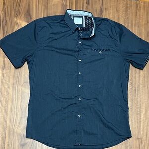 Craft + Flow Men's Classic Navy Button Down Shirt